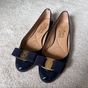 Salvatore Ferragamo vera flats